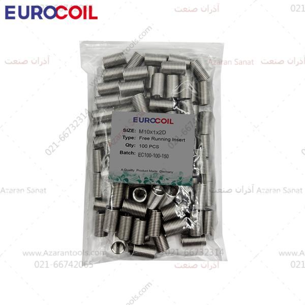 فنر هلی کویل استیل سایز | EUROCOIL M10*1*2D