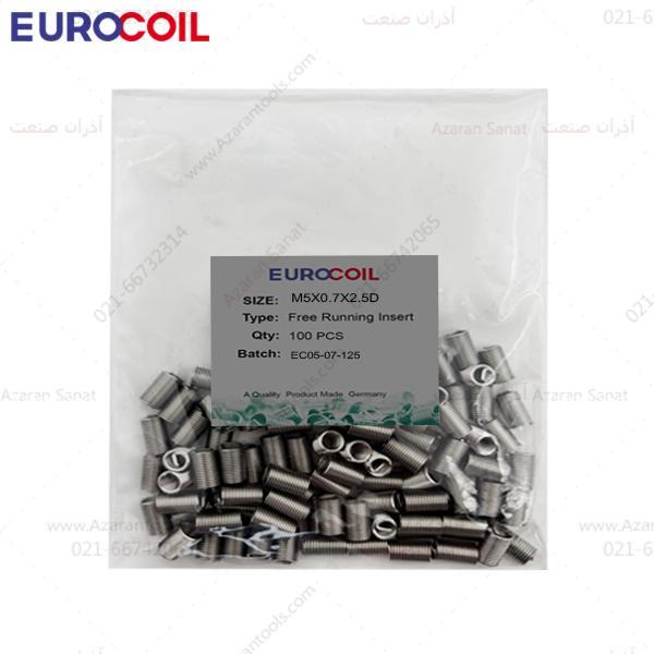 فنر هلی کویا استیل | EUROCOIL M5*0.8*2.5D