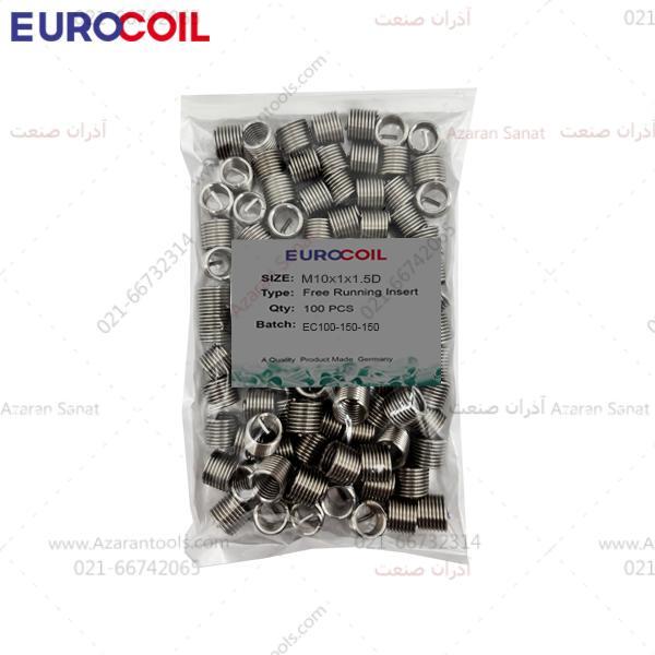 فنر هلی کویل استیل سایز | EUROCOIL M10*1*1.5D