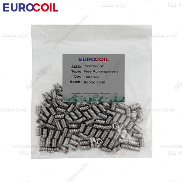 فنر هلی کویل استیل سایز | EUROCOIL M6*1*2.5D