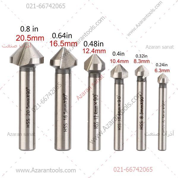 مته خزینه 90درجه سایز 20